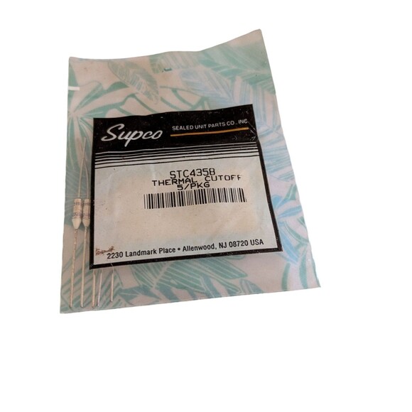 Pack Of 5 Supco STC4358 Thermal Cutout 184C 358F Furnace Heater Fireplace HVAC - Picture 1 of 3